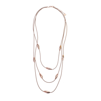 Necklace three<br>rosegold