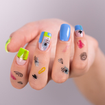 Nail Tattoo <br>party animal